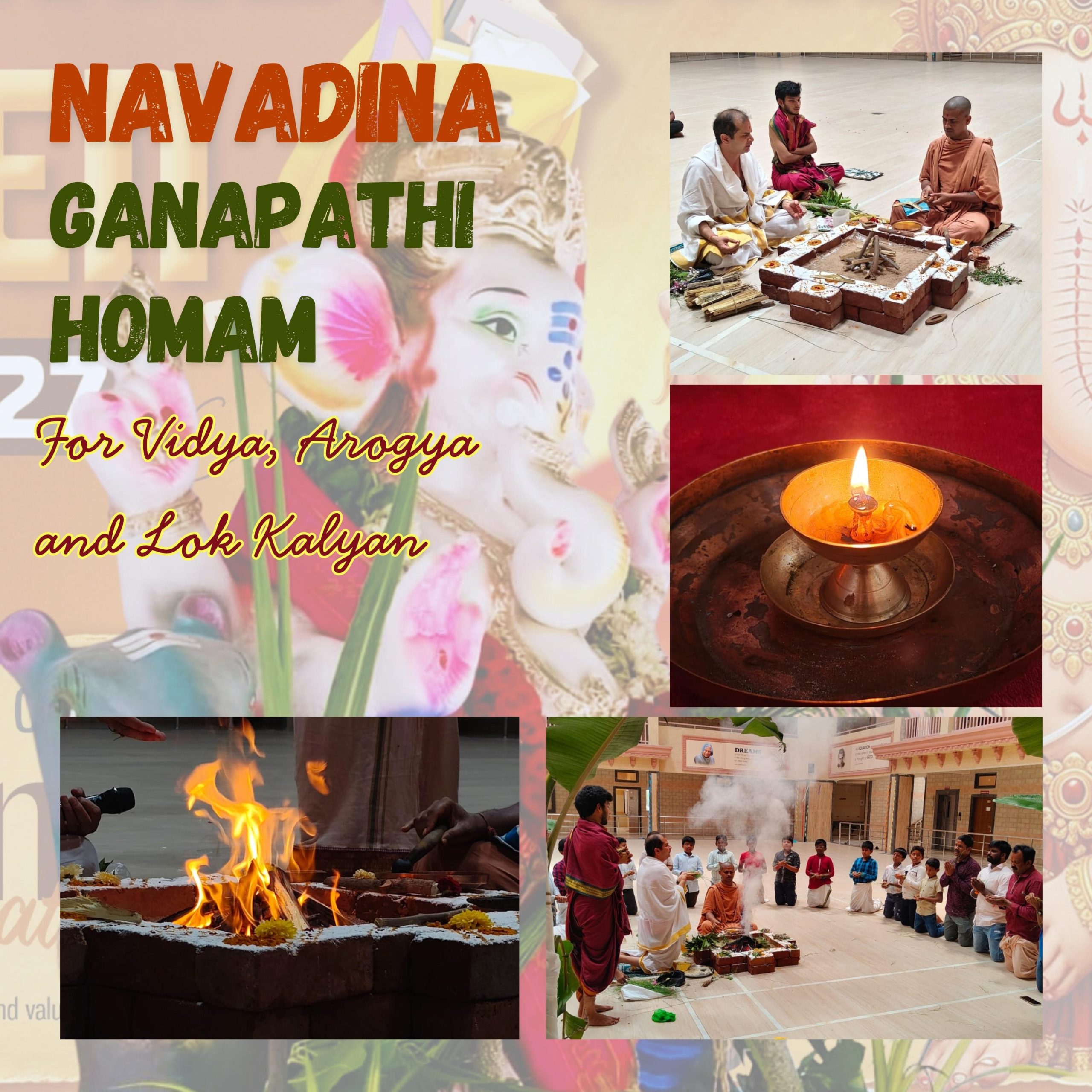 Navadina Ganapathi Homam – For Vidya, Arogya & Kutumb Kalyan 