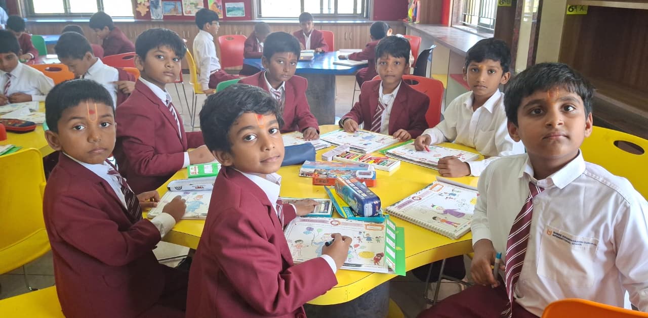 Creative Colors by Our Young Gurukulites Classes 1 and 2