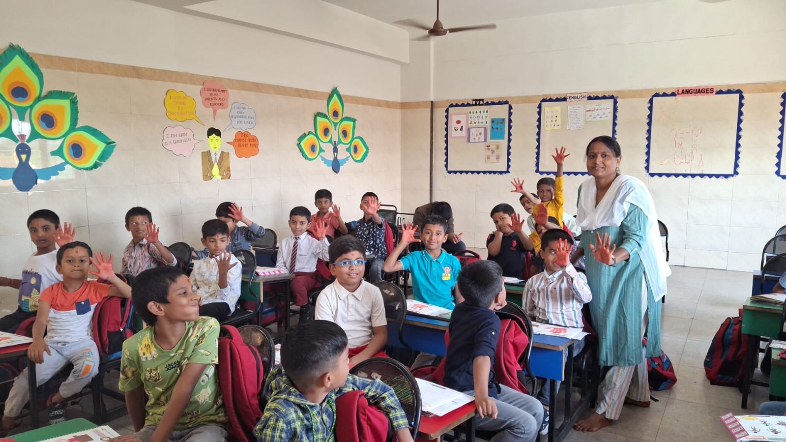 Art and Craft Activities by Our Gurukulites of Classes 3 to 5