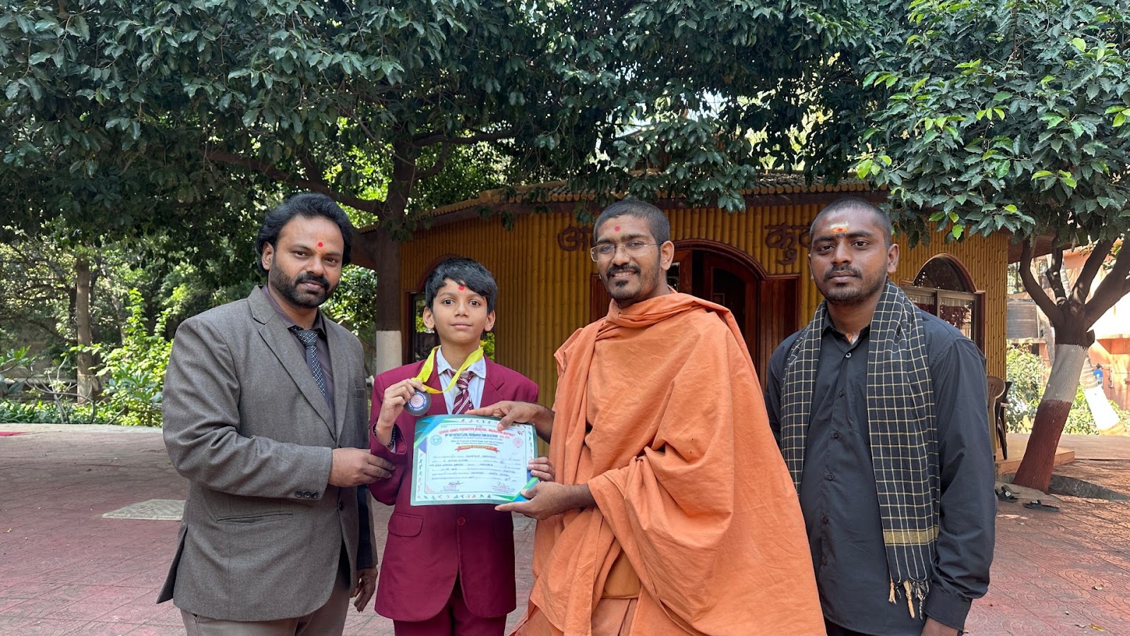 Fencing district level winner 3rd place