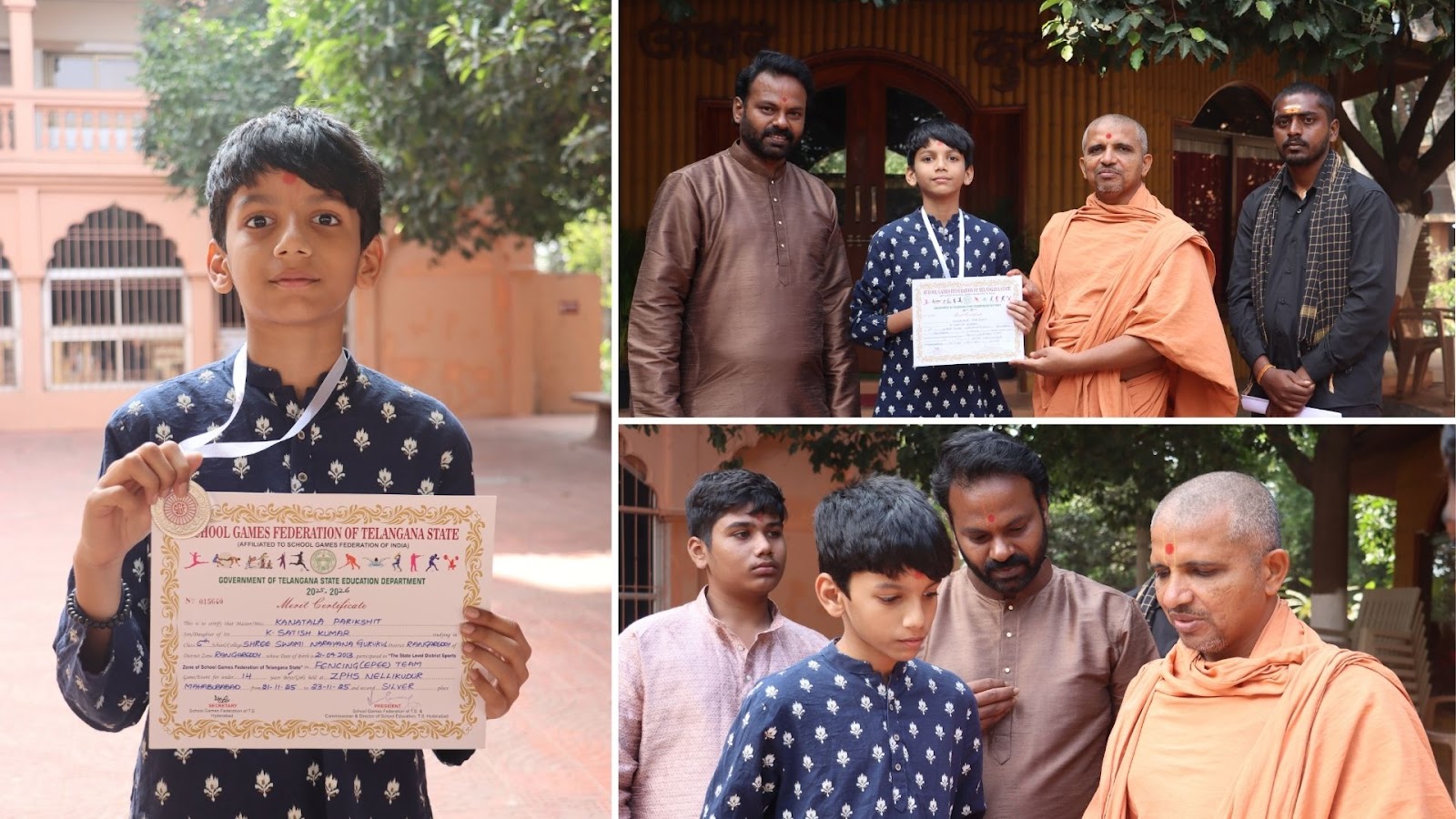 Silver Medal in State Fencing Championship