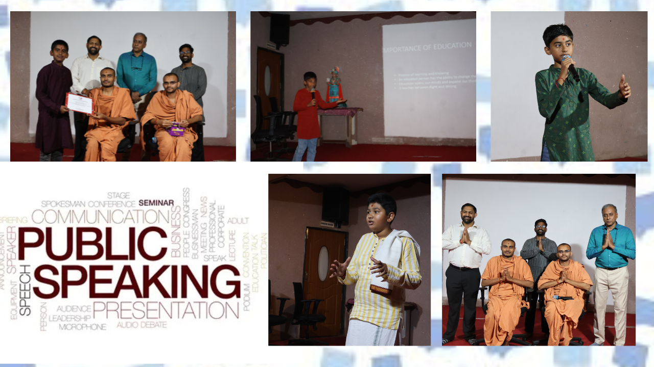 Public Speaking conclusion Ceremony
