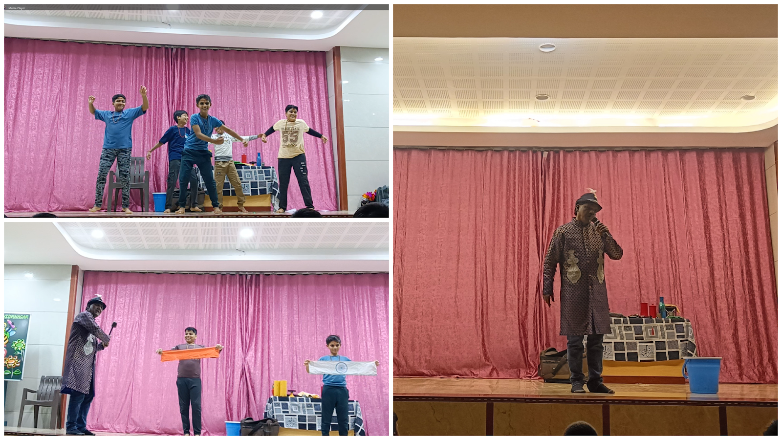 Magic Show Delights Students at Swaminarayan Gurukul
