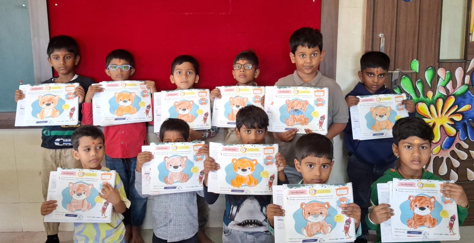 Scruffy Bear Little Artists of Class 1 Explore Creativity