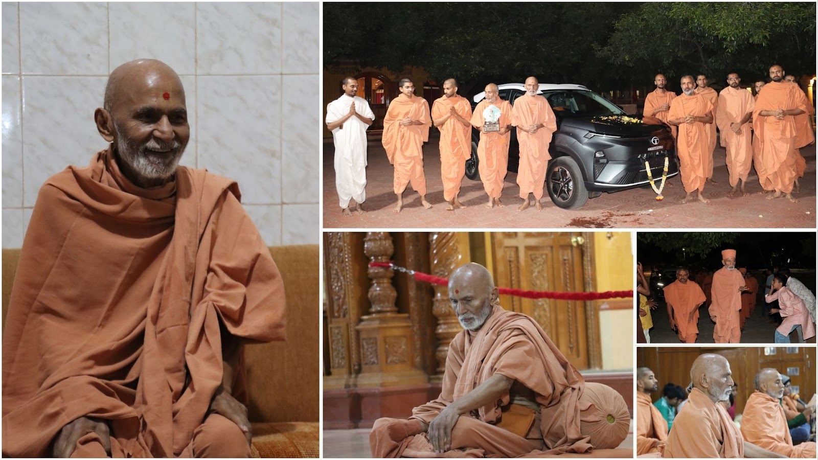 Welcoming Of Pujiya Elder Swamiji