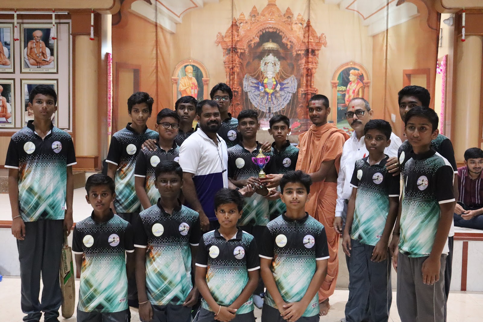 Cricket match under 14