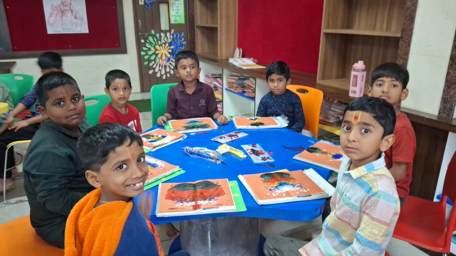 Blooming Imagination Class 2 Creates Garden of Blobs