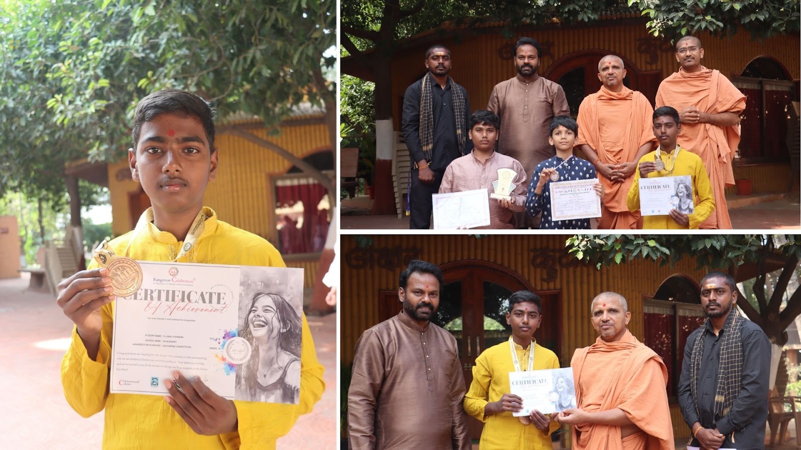 Rangotsav celebrations Arts Competition winner