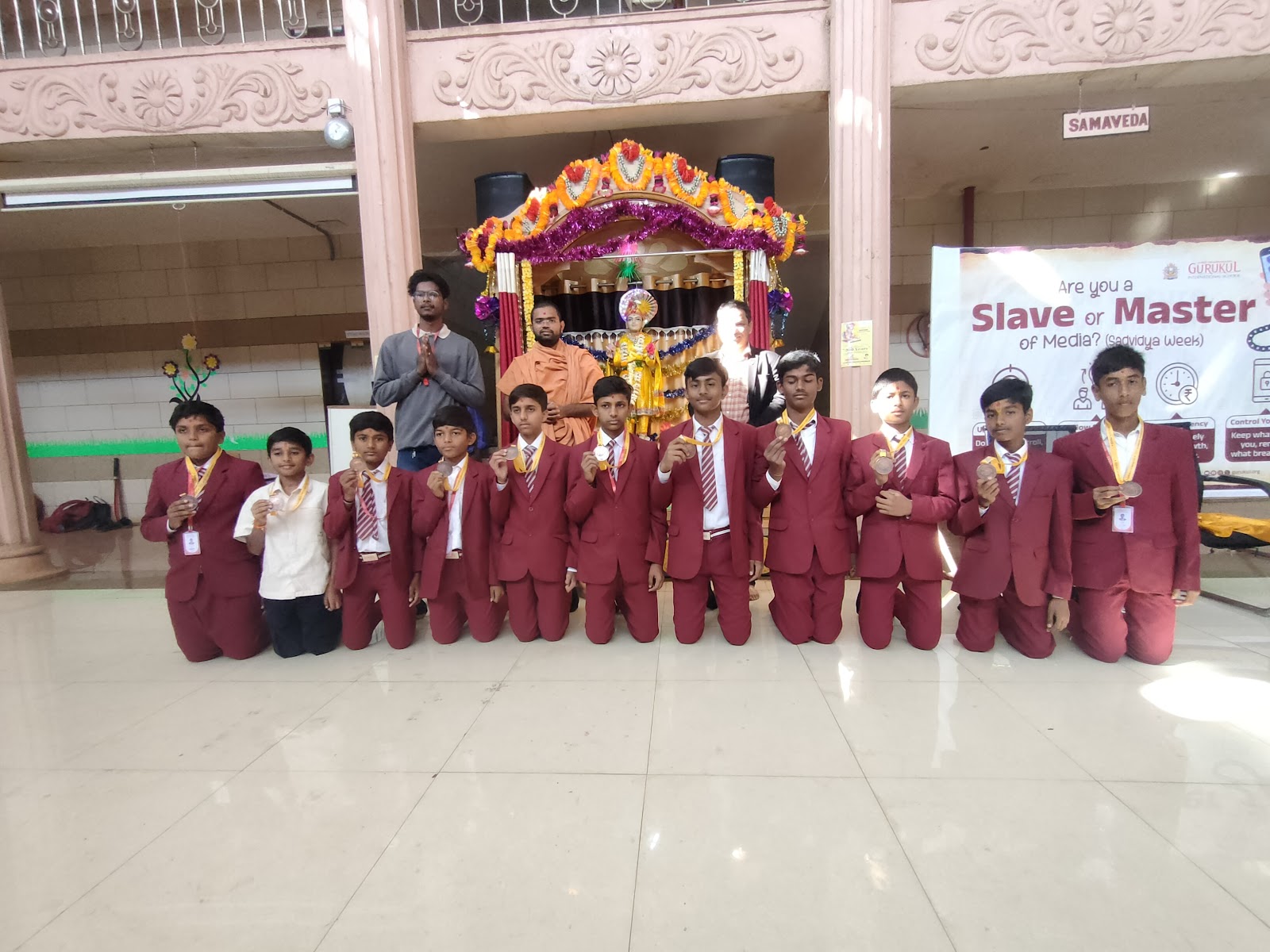 Felicitation by Pujya Swamiji