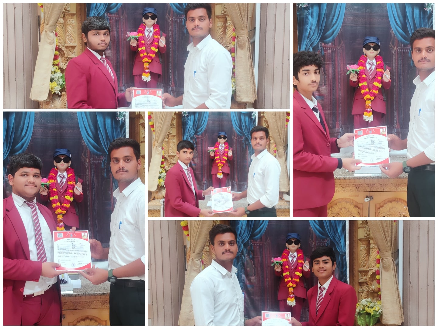 Vidyanagar Gurukul NCC Cadets Felicitated with A Certificate