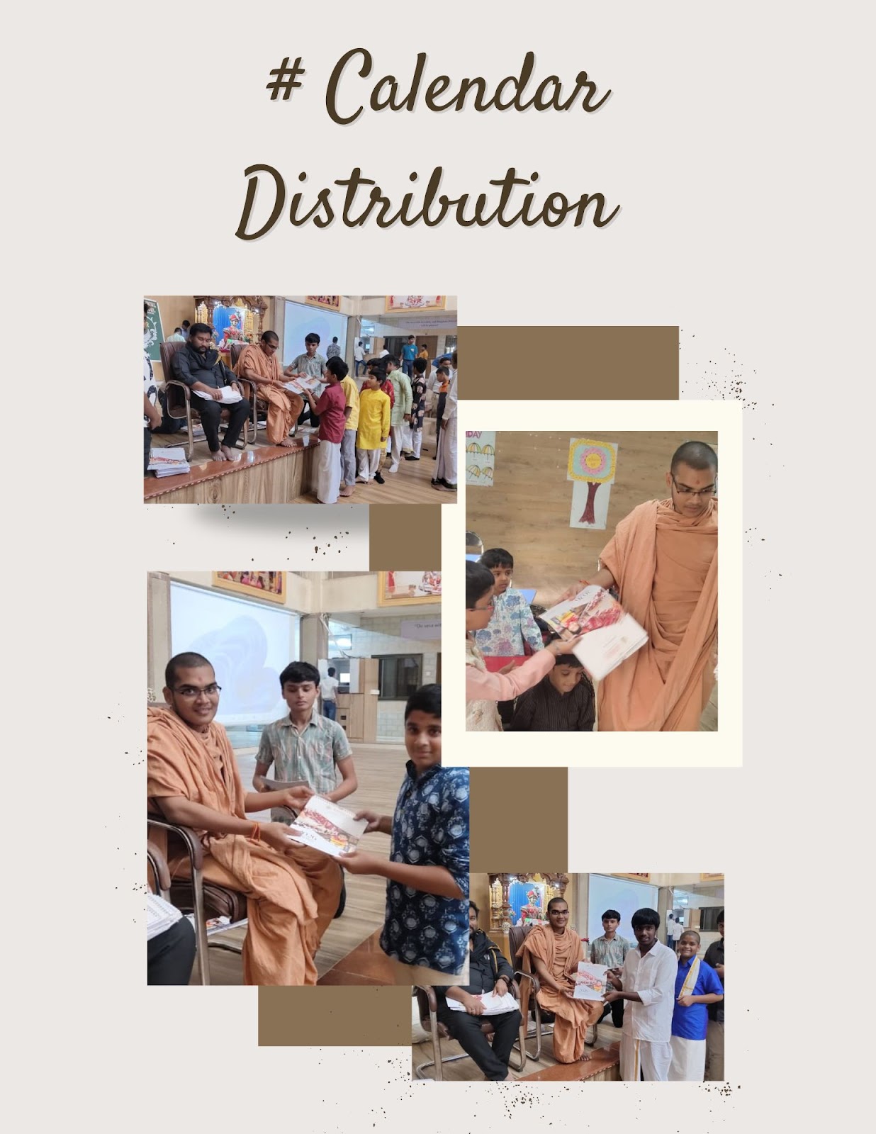 Calendar Distribution For Dayschool