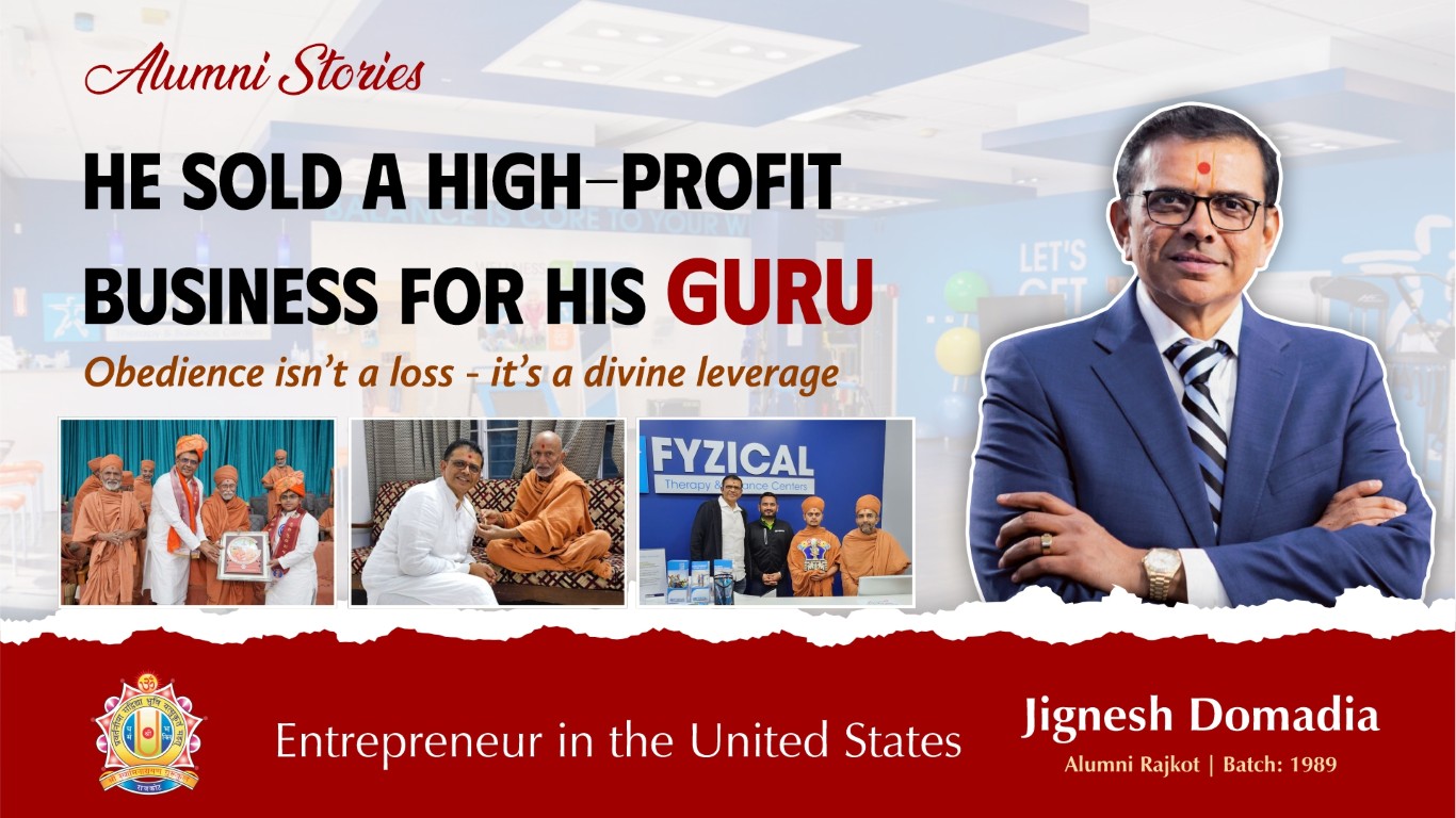 He Sold a High-Profit Business for His Guru – Jignesh Domadia Story