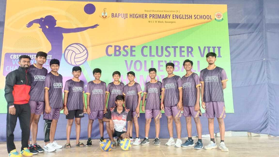 Bangalore Gurukul Students Participate in Cluster-Level and Inter-College Volleyball Tournaments