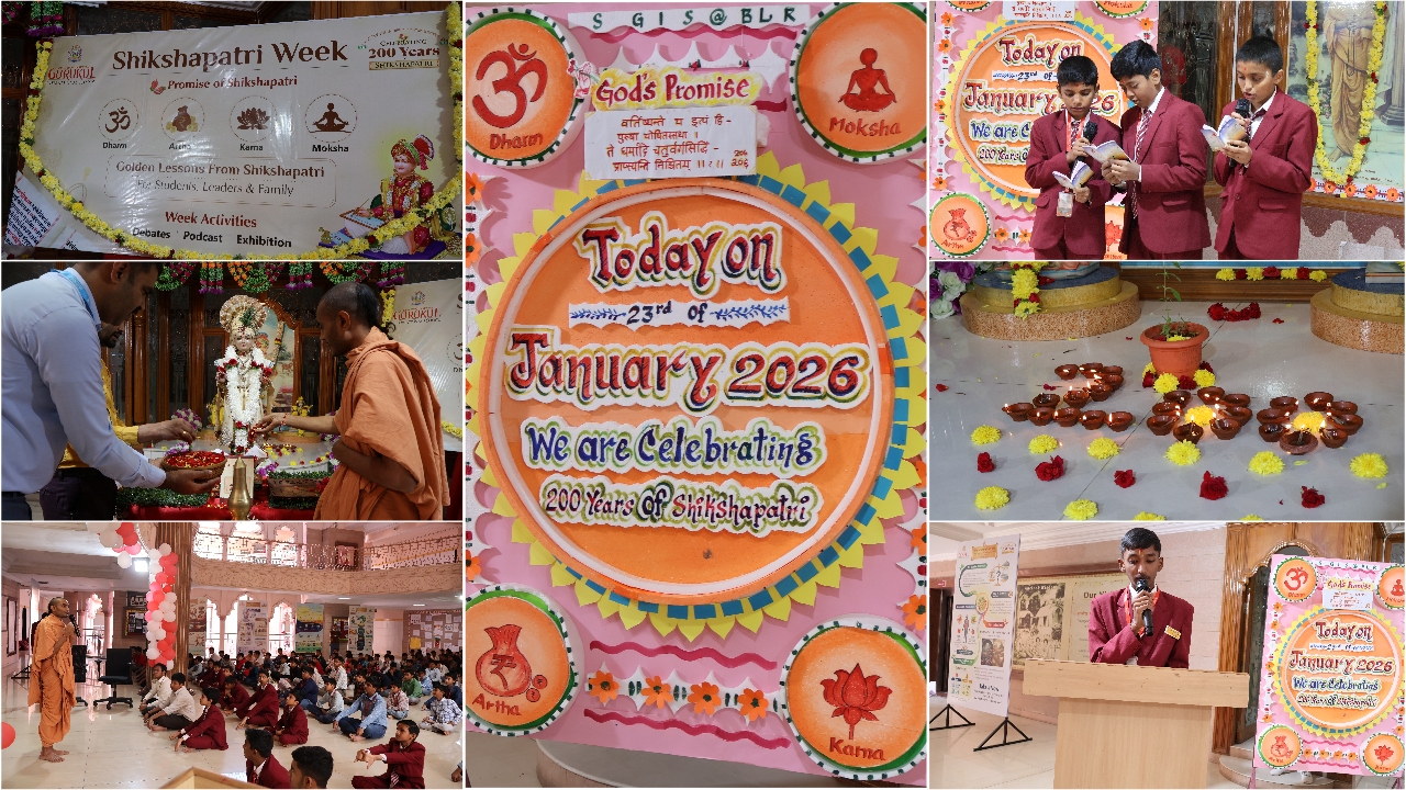 Shikshapatri Jayanti Day School Assembly