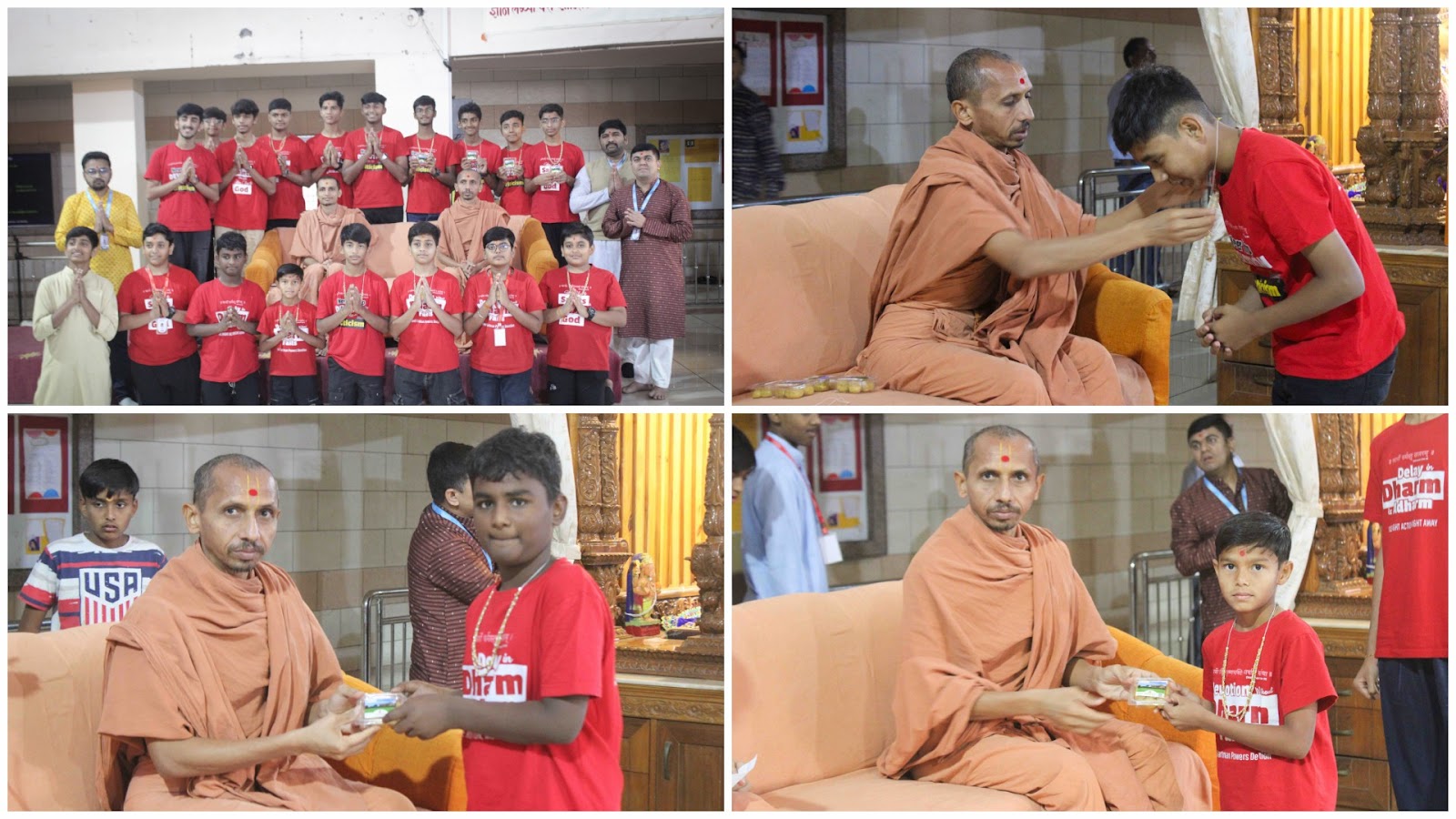 A Blessed Day at Gurukul Kanthi and Prasad Distribution