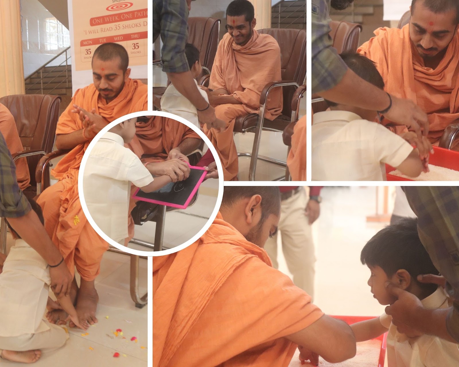 Sacred First Step Into Vidya@Aksharabyas