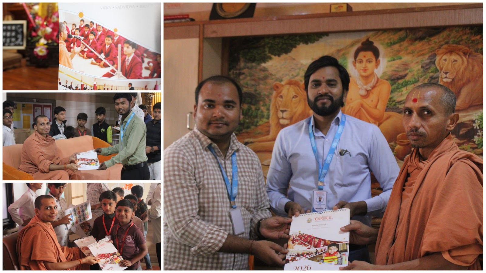 Gurukul 2026 Calendar Unveiled A Year Blessed by Swamiji