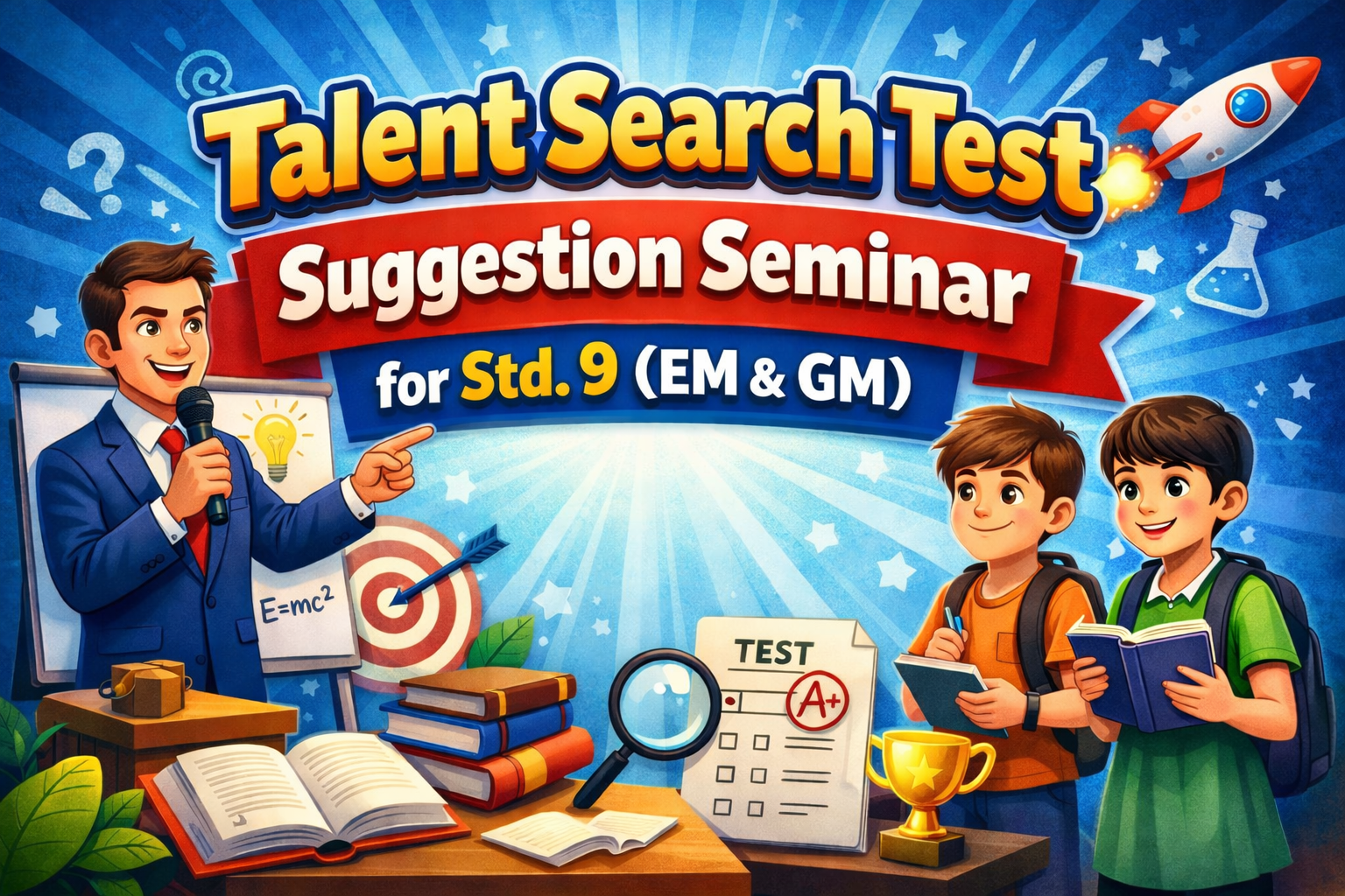 Talent Search Test Suggestion Seminar for Std. 9 (EM & GM)