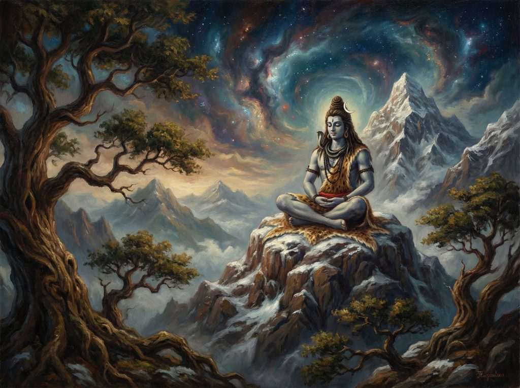 04 Lord Shiva Doing Meditation Hq L