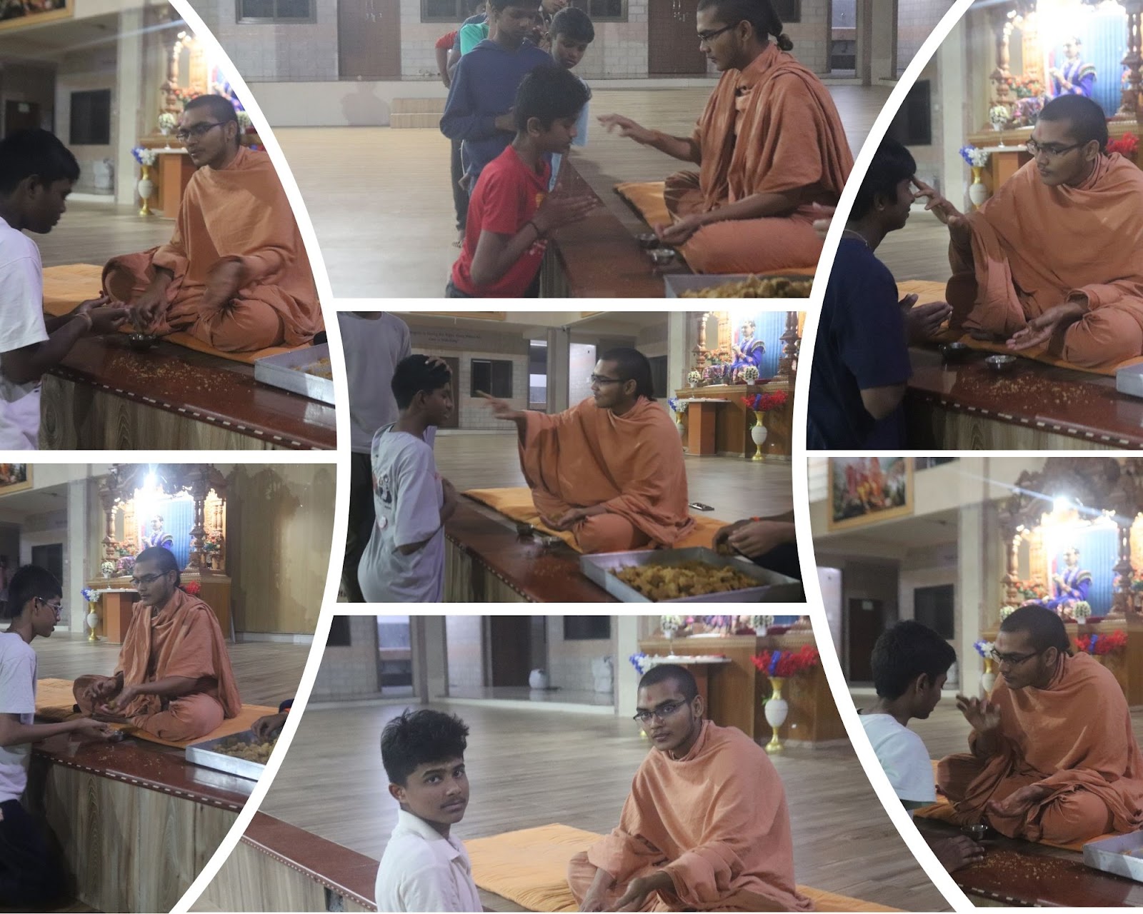 Bramotsavam Prasad Distribution@Hostel