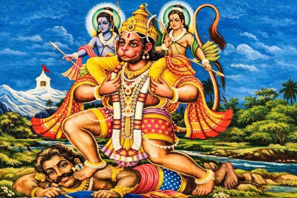 Hanuman Triumphs Over Ravana In Battle