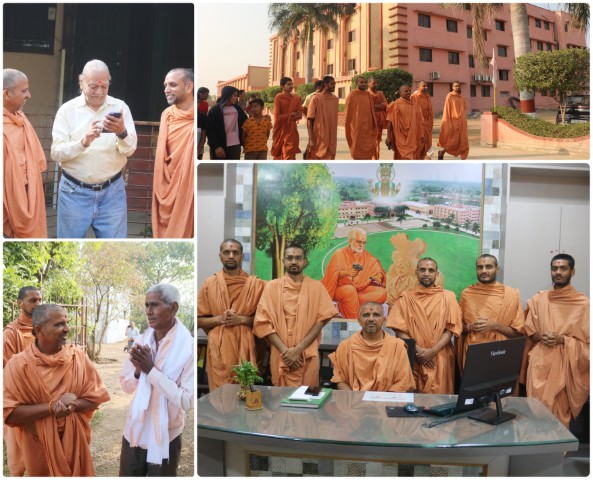 Saints Visit to Gurukul Campus