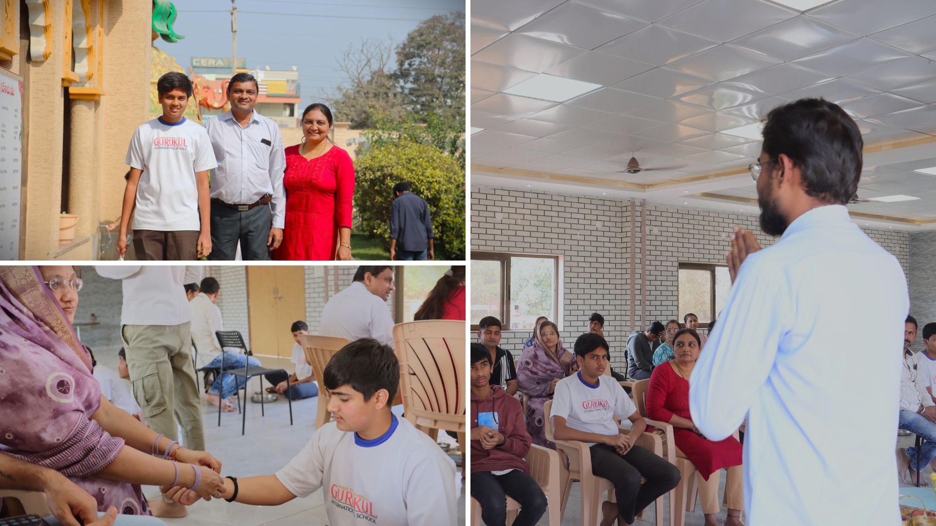 Matru Pitru Vandan Celebration Hostel Students