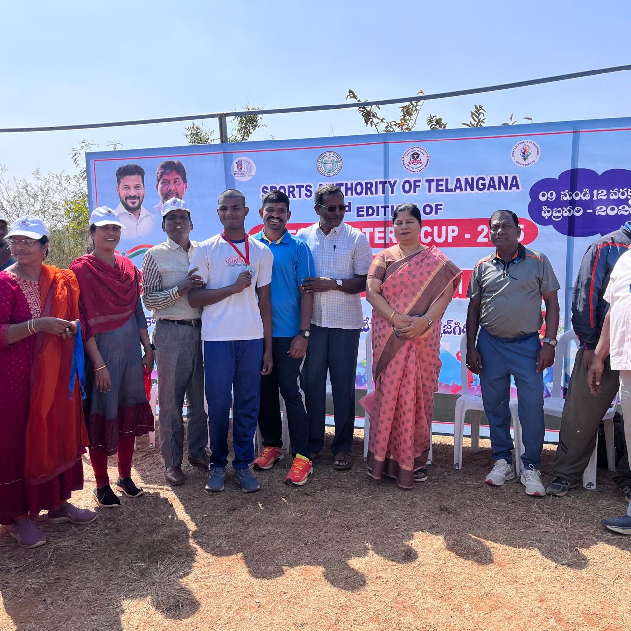 Venkata Aswin Wins Gold in CM Cup Javelin From Gurukul