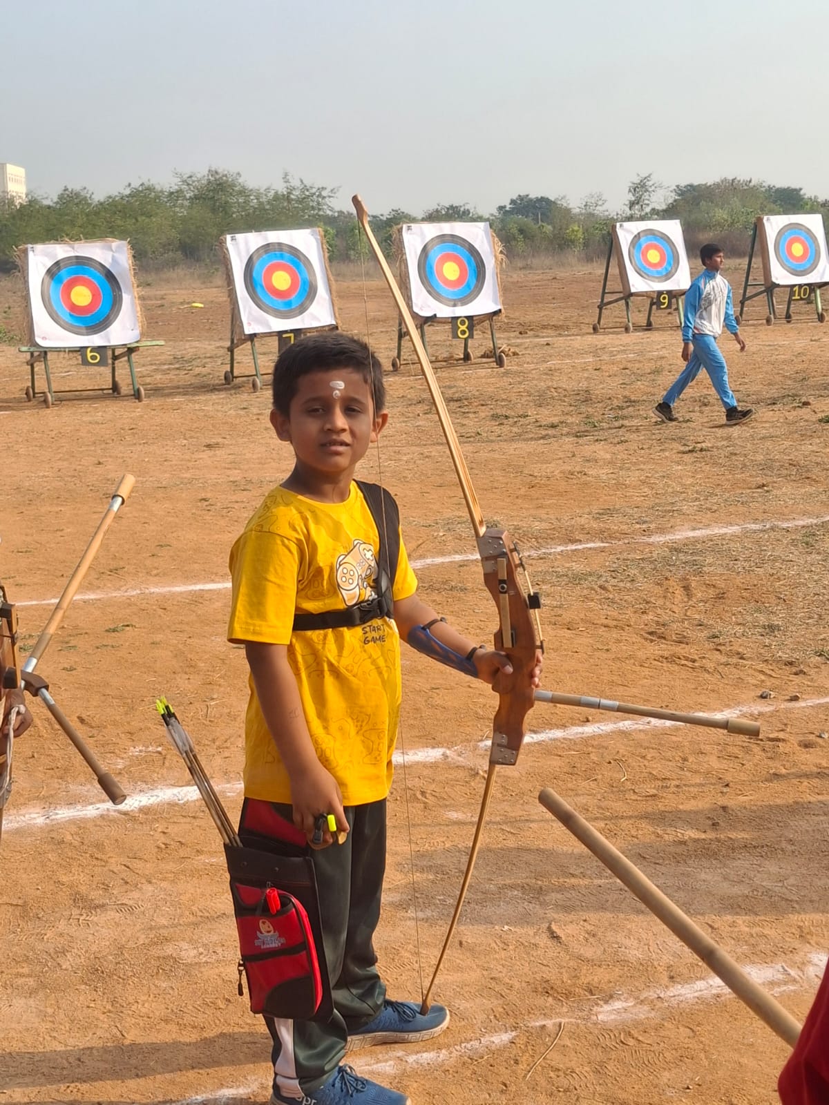 Shanmukh Advances to State Level in Archery