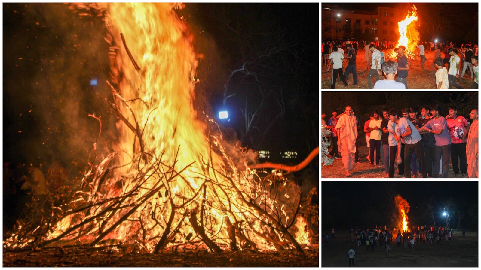 🔥 Gurukul Celebrates Joyous Holika Dahan Evening