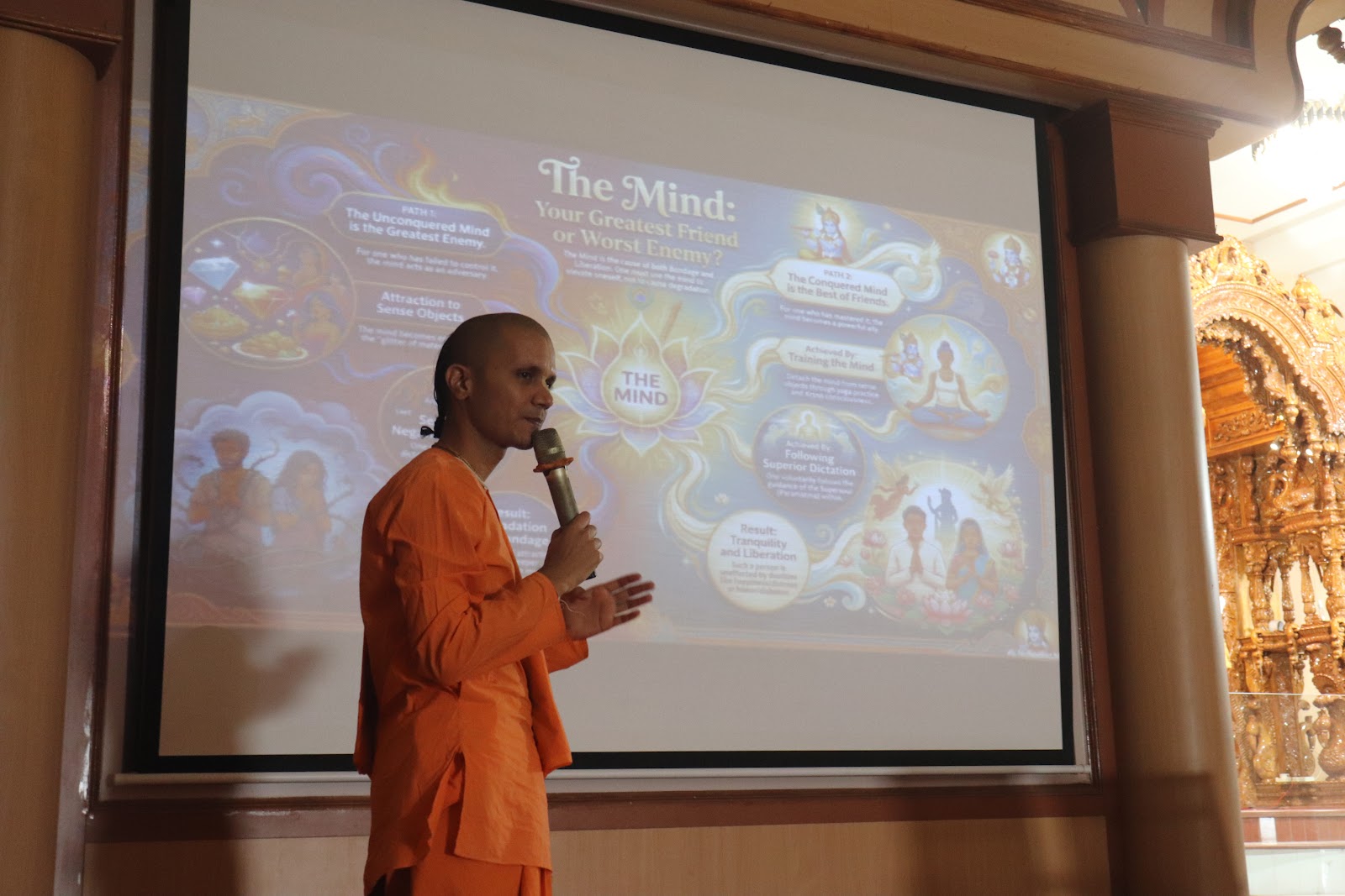 Iskon Saint’s Visit