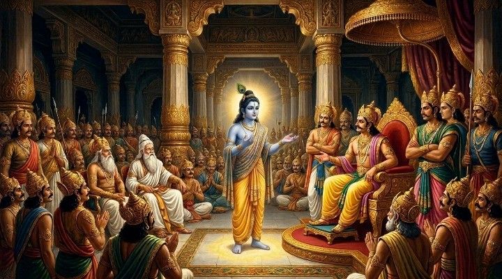 Krishna Attempt For Peace Before War