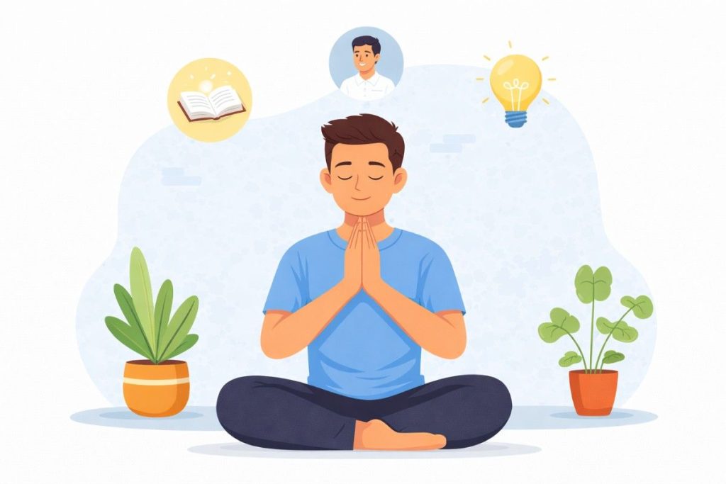 Calm Meditation And Spiritual Reflection