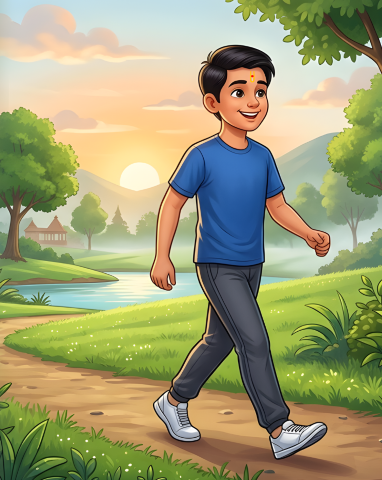 13 Go For A Morning Fast Walk For 20 Minutes Small, Fitness Activity Grocery Shopping