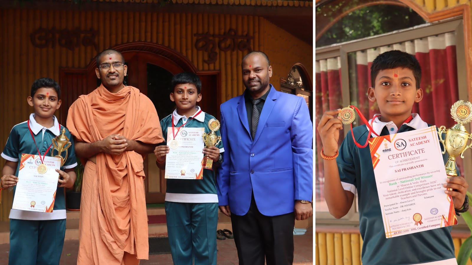 Abacus & Vedic Math National Level winner