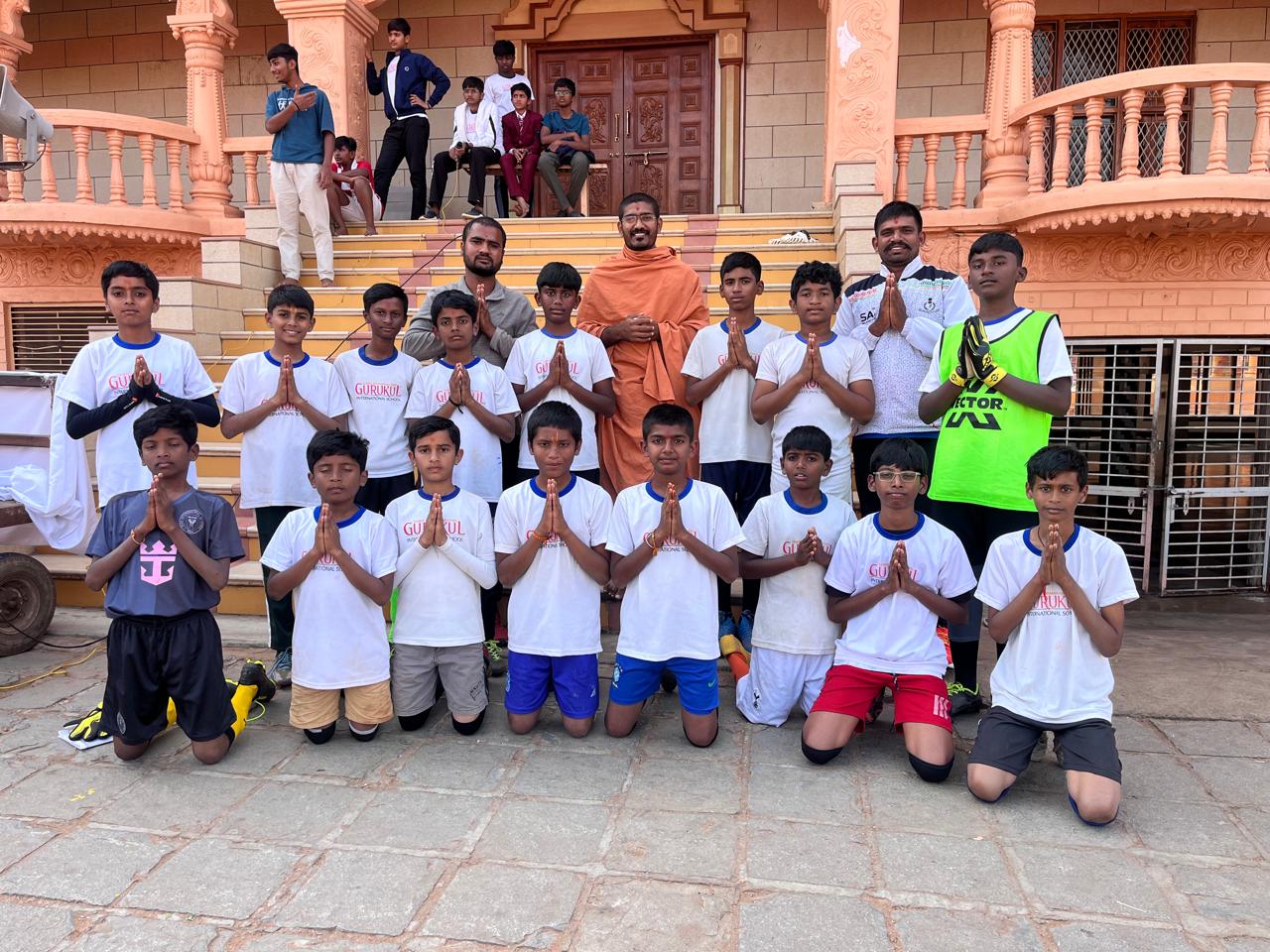 Gurukul Footballers Display Team Spirit and Determination