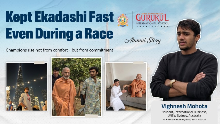 Kept Ekadashi Fast — Even During a Race