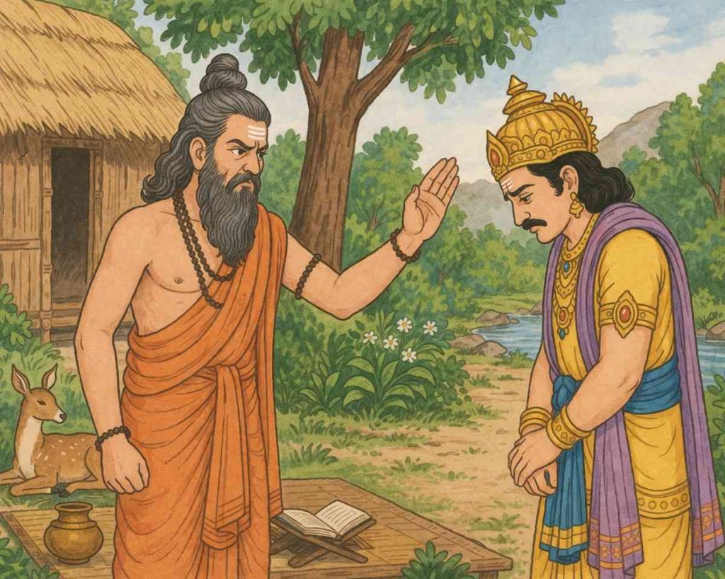 Gautam Rishi Cursing Indra