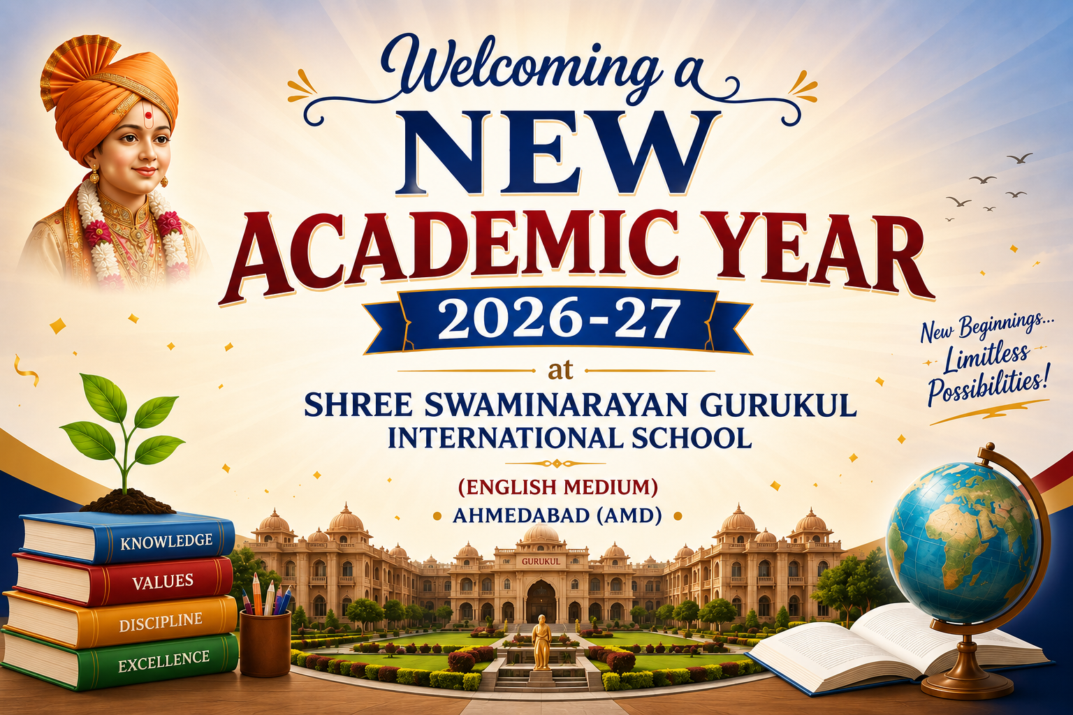 Welcoming a New Academic Year-2026-27(English Medium)