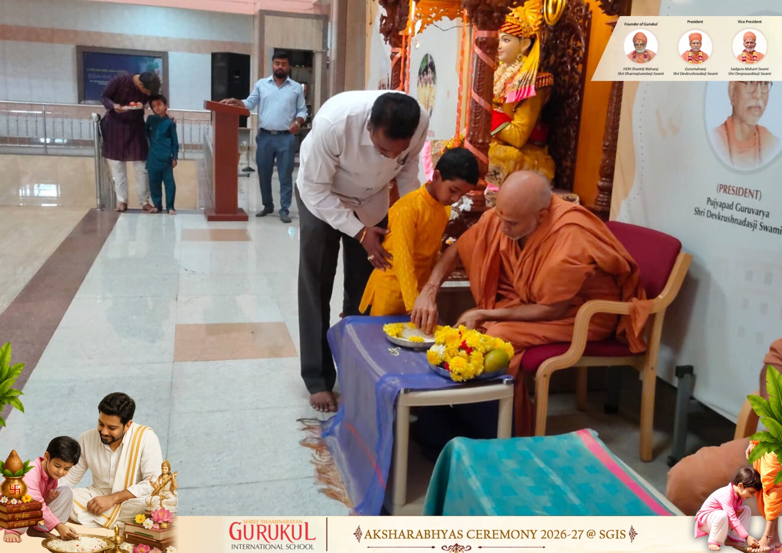 Aksharabhyas Ceremony