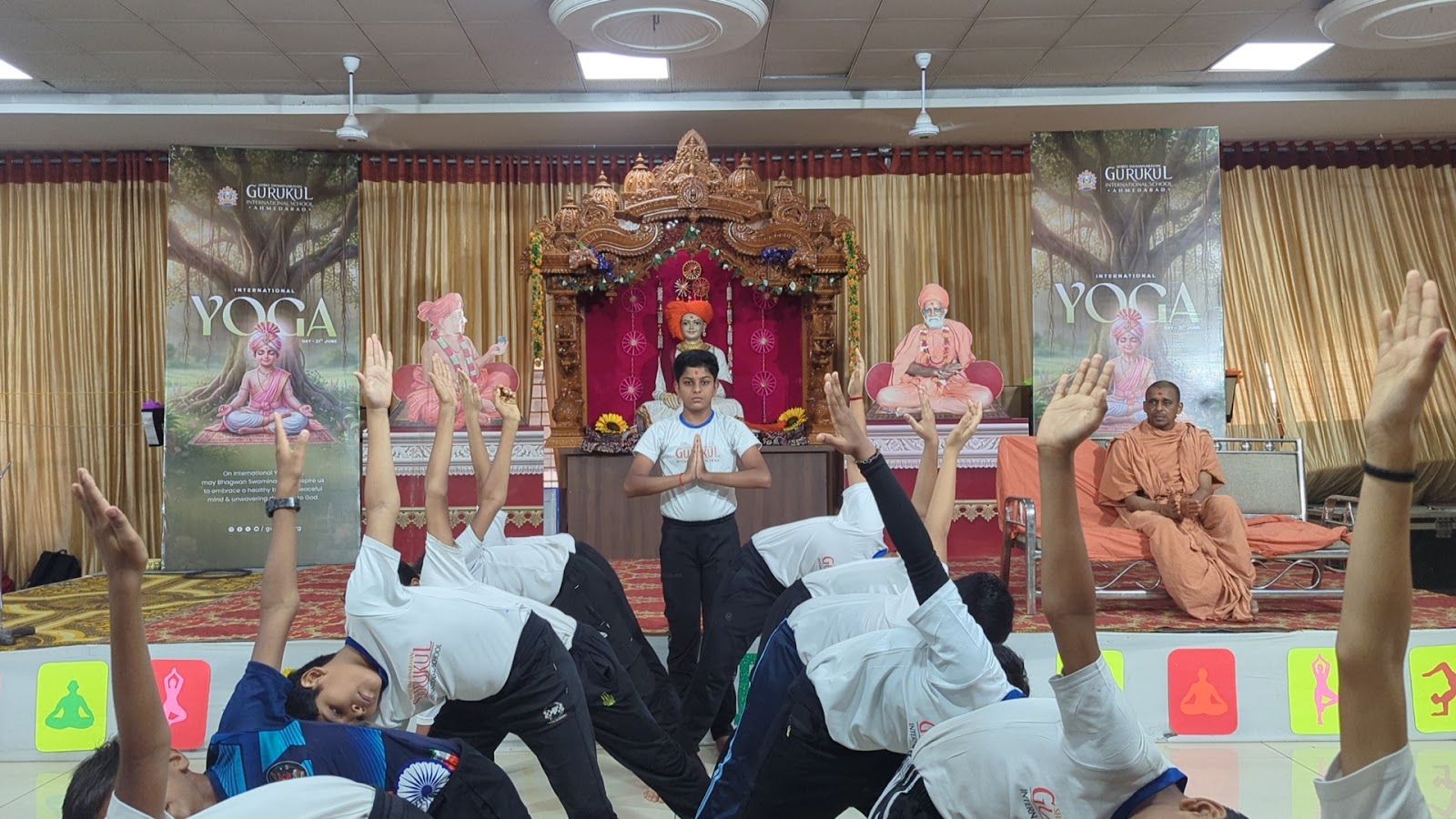 International Yoga Day Celebrated at SGIS(English Mdium)
