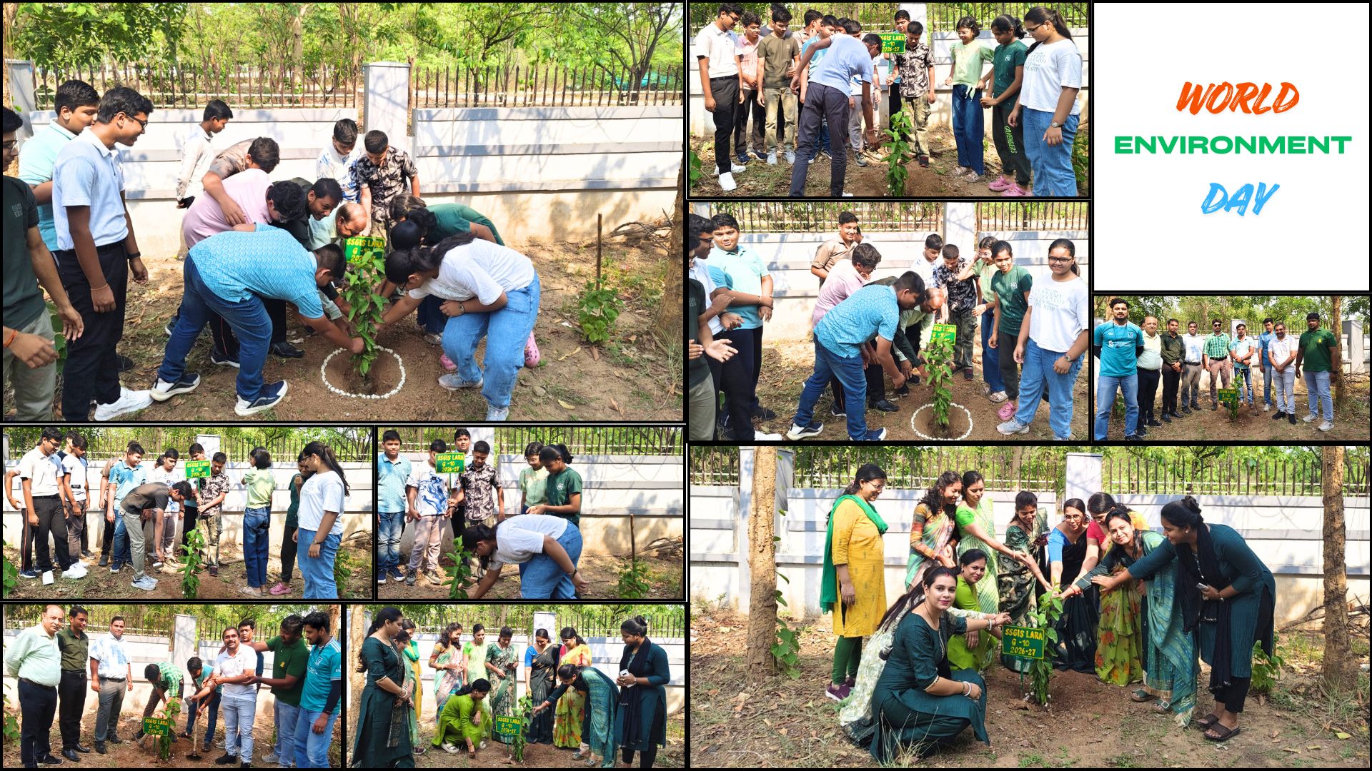 Roots of Change: Grade 10 Leads World Environment Day Plantation Drive
