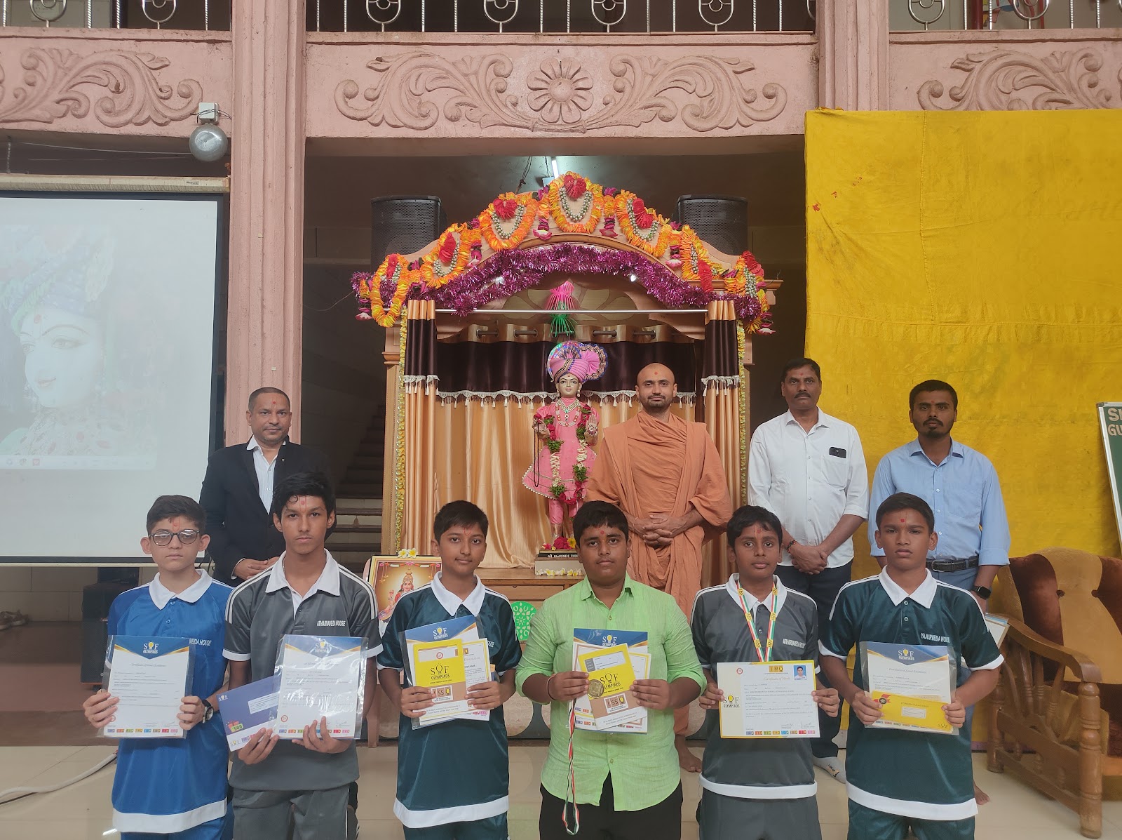 Felicitation of Science Olympiad Foundation 2nd Level