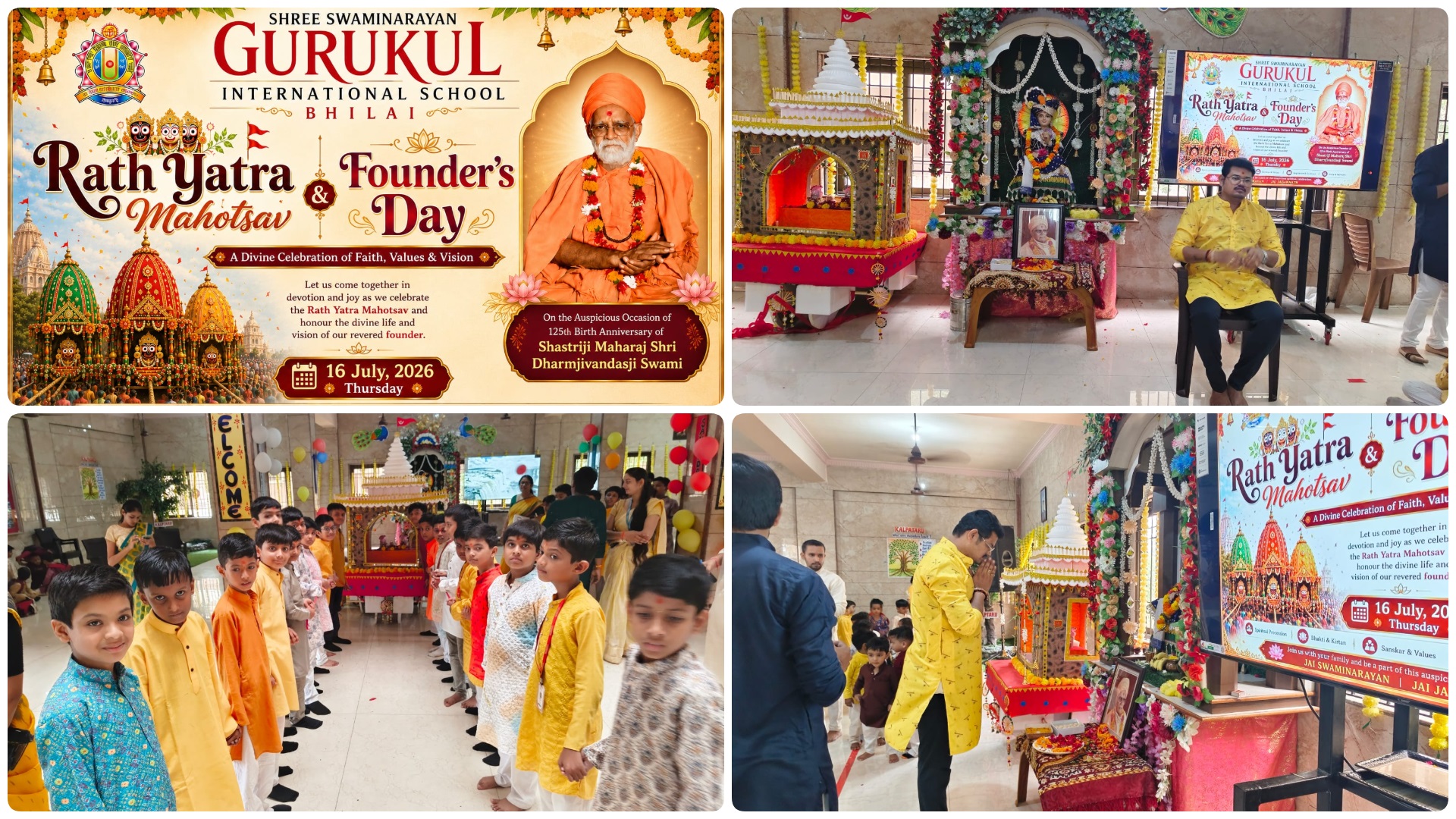Divine Rath yatra & Founder’s Day Celebration