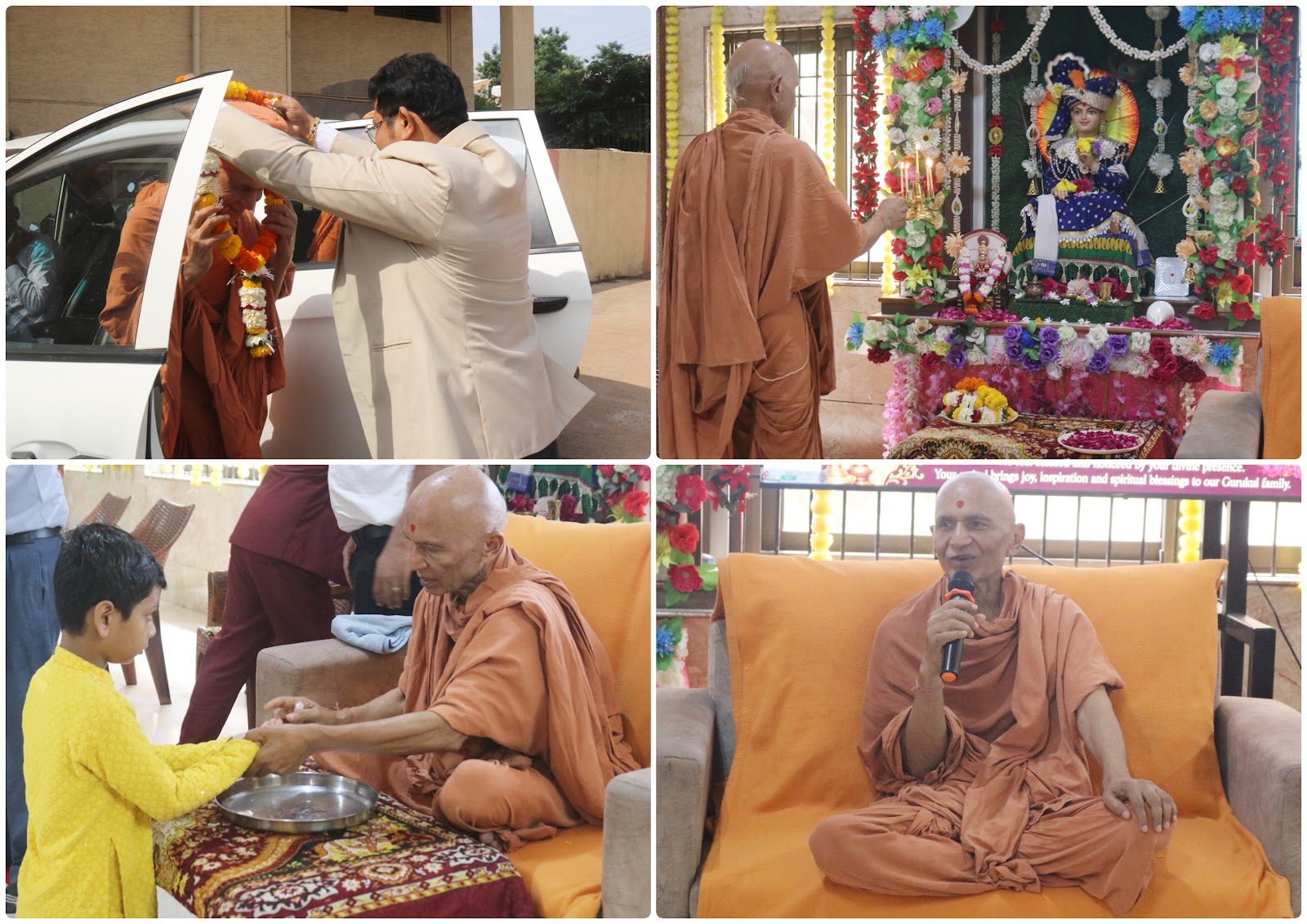 Pujya Mahant Swami Shri Devprasaddasji Swamiji Visit