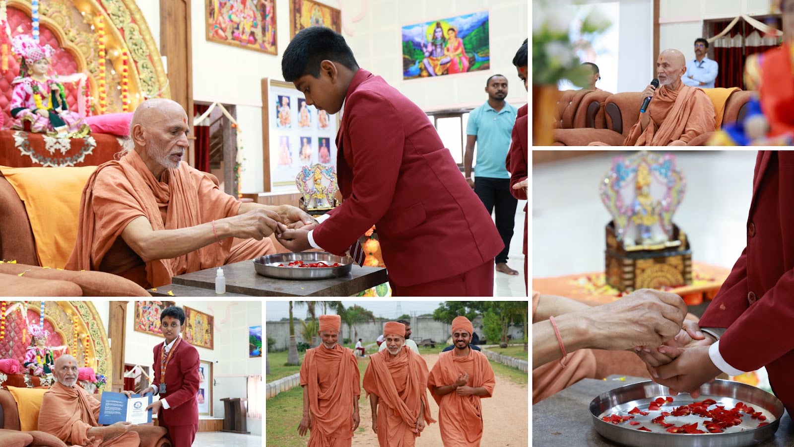 Divine Presence of Pujya Mahant Swamiji