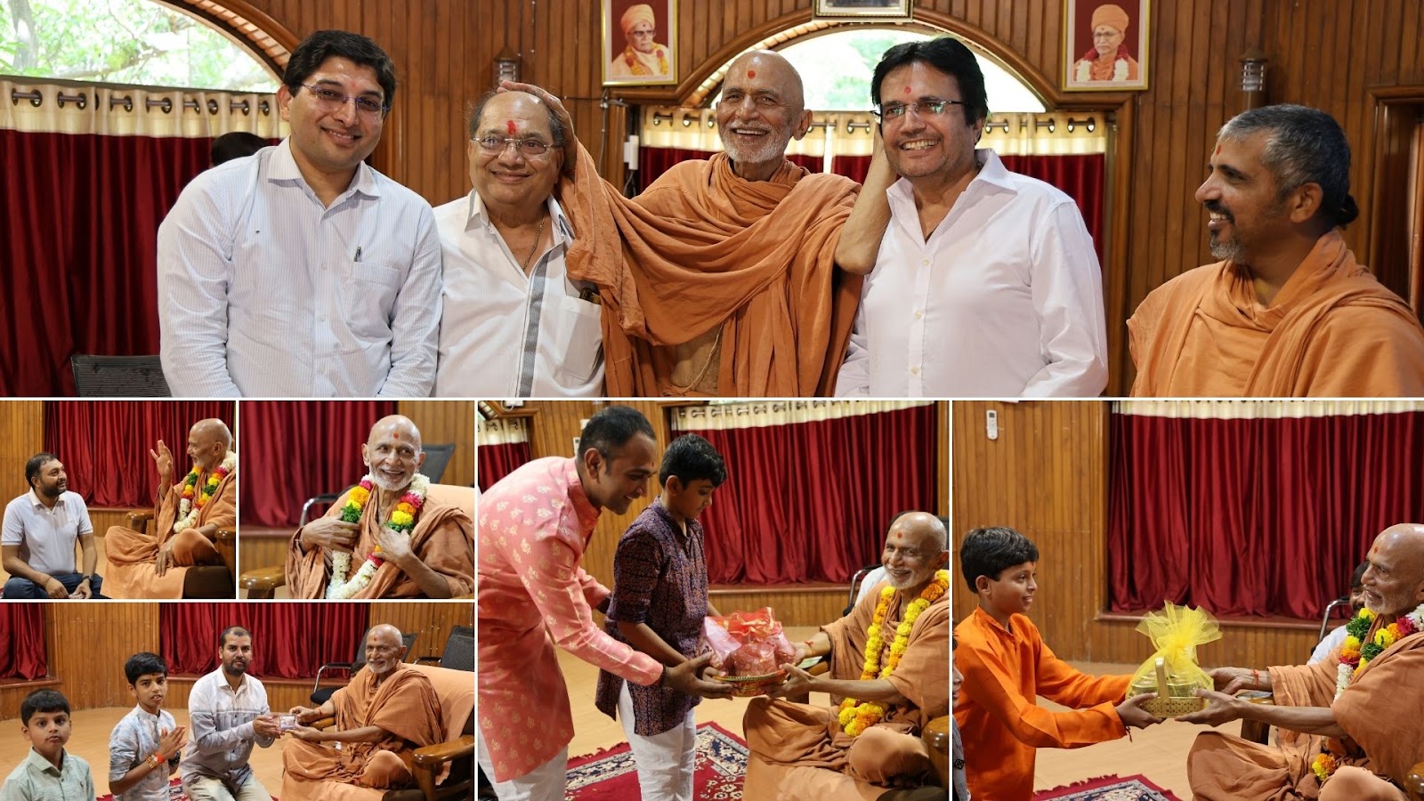 Mahant Swamiji’s Blessings for Parents and Devotees