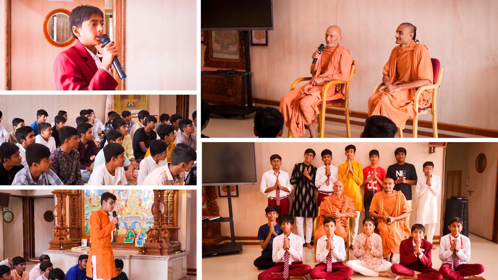 Special Interaction with Pu.Mahant Swamiji by Students