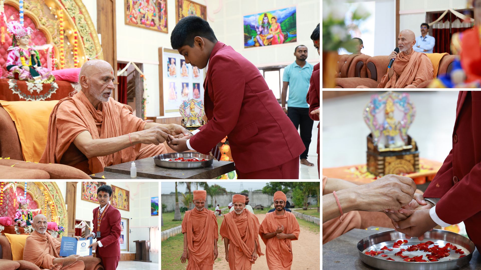 Divine Presence of Pujya Mahant Swamiji