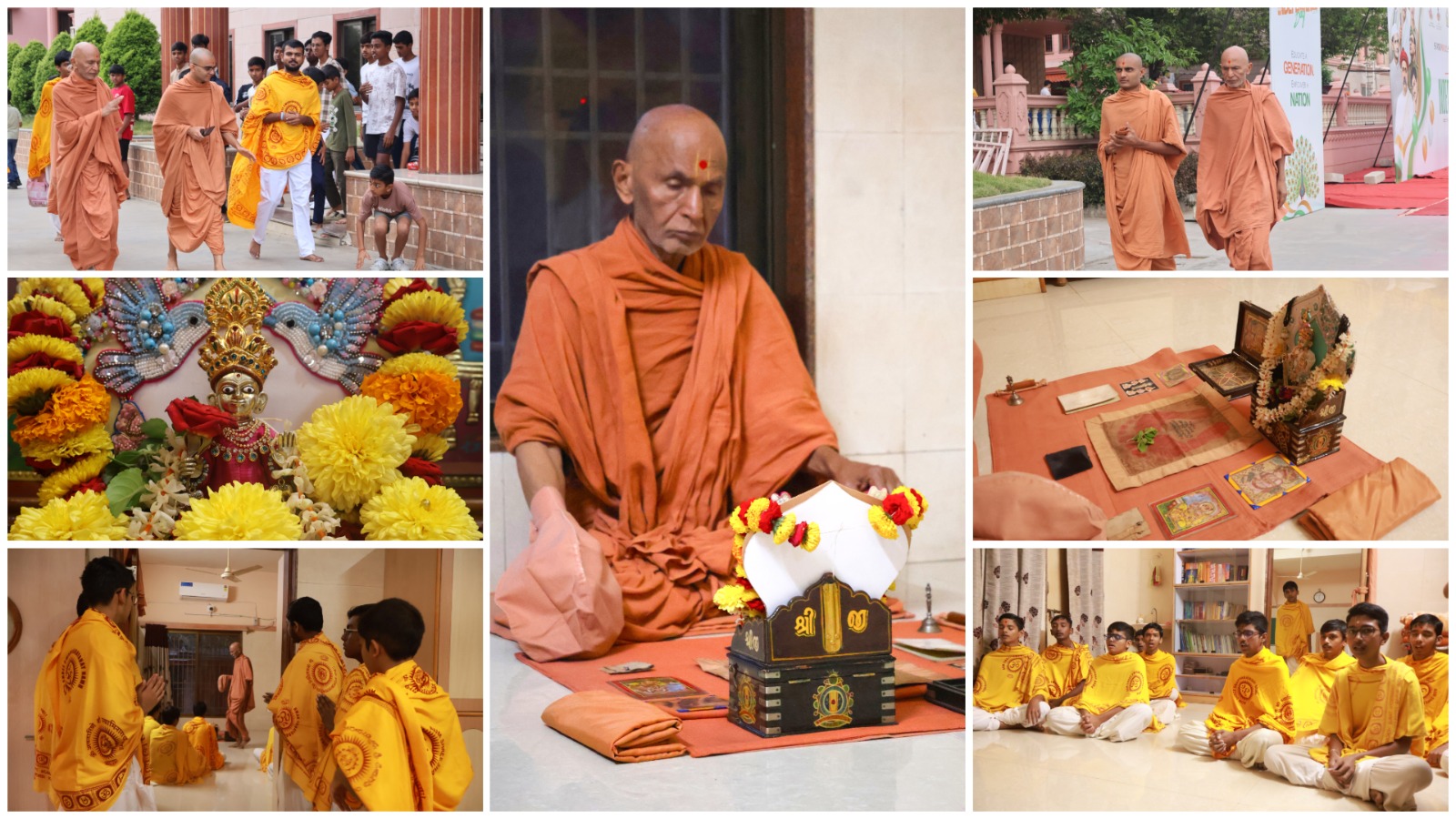Divine Pooja Darshan of Mahant Swamiji